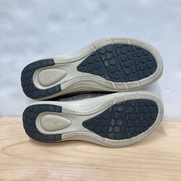 Aravon Betty-AR Leather Sneakers, Women's 8, Casual Lace-Up‎ Stone Tan Cut-Outs - Picture 10 of 10